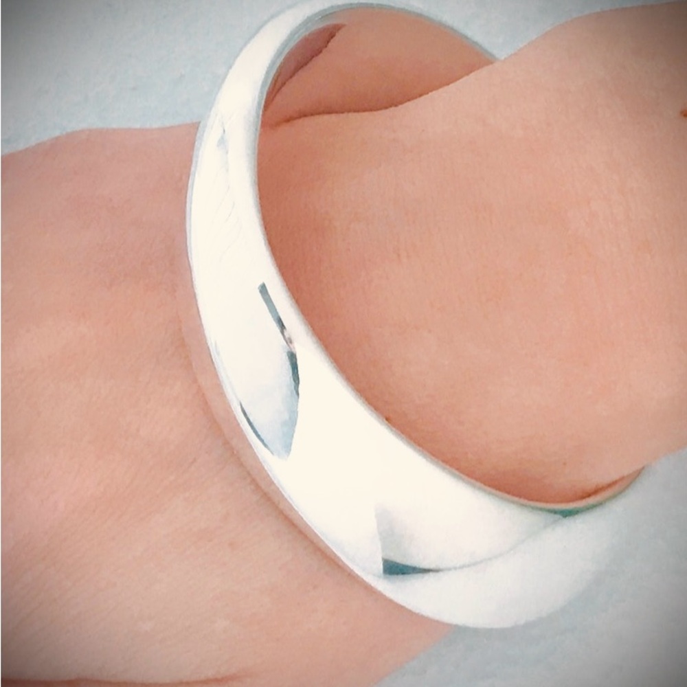 SIMON SEBBAG Sterling Silver Angled Bangle Bracelet - Picture 9 of 9